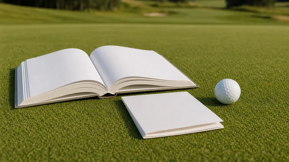 Golfregler för vanliga lägen på banan illustrerad med golfmotiv