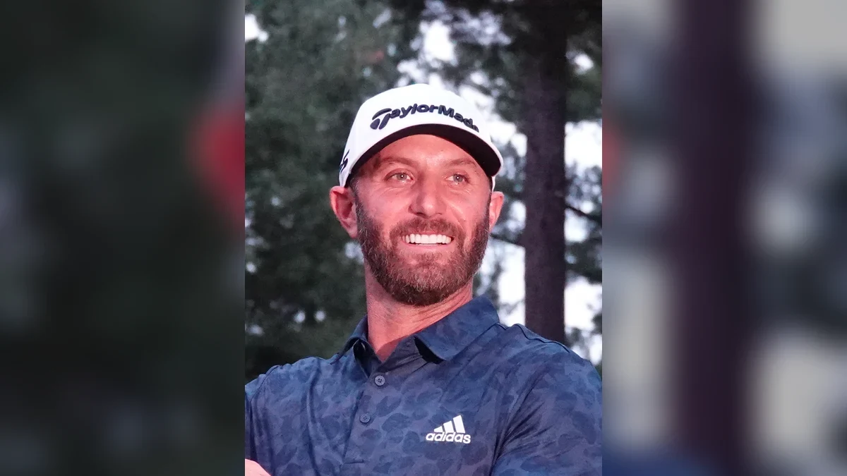 Golfmotiv för faktaprofilen om Dustin Johnson